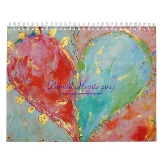Painted Hearts 2027 Calendar