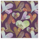 Painted Hearts Combed Cotton (56&quot; width) Fabric