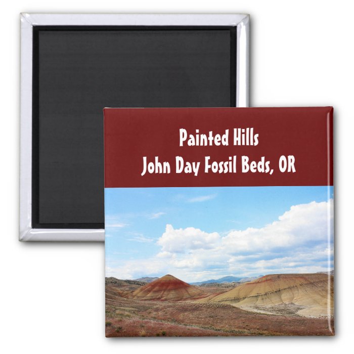 Painted Hills John Day Fossil Beds Oregon Magnet
