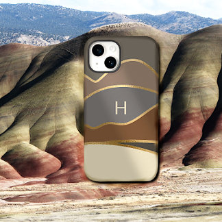 Painted Hills Monogrammed Case-Mate iPhone 14 Case