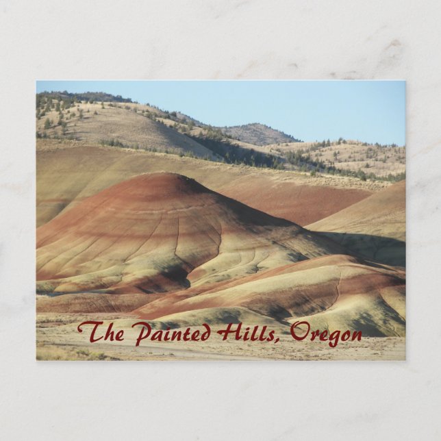 Painted Hills, Oregon Travel Postcard (Front)