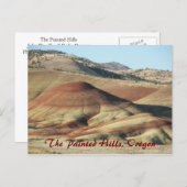Painted Hills, Oregon Travel Postcard (Front/Back)