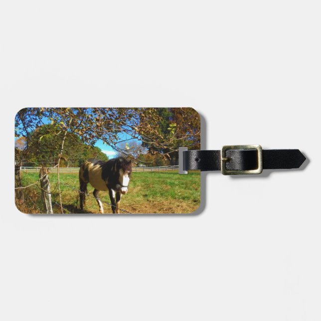 Painted Horse, Luggage Tag (Front Horizontal)