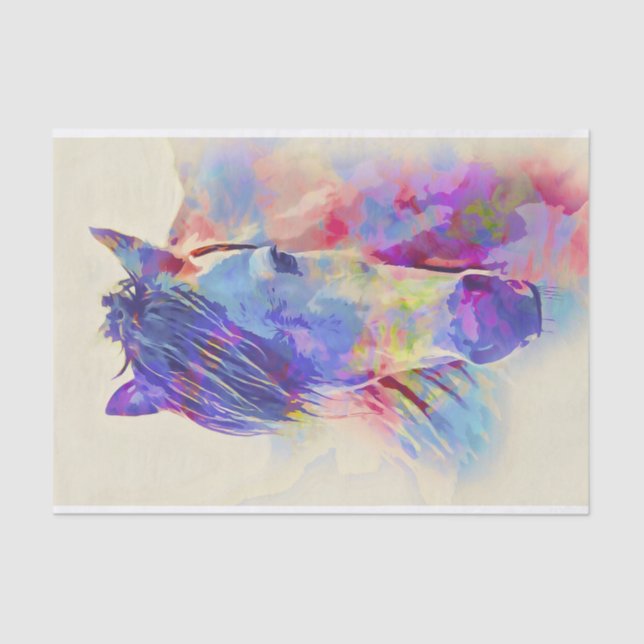 Painted Horse Tissue Paper (Front)