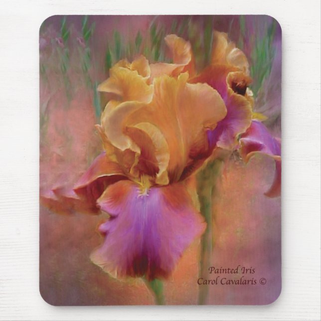 Painted Iris Mousepad (Front)