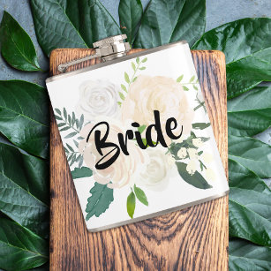 Painted Ivory Bride Flask