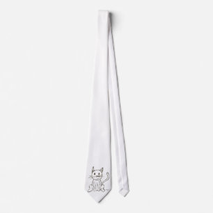 Painted Kitty Tie