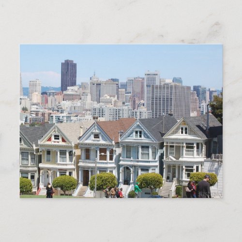 painted ladies postcard