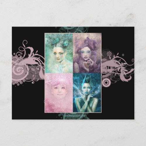 Painted Ladies Postcard