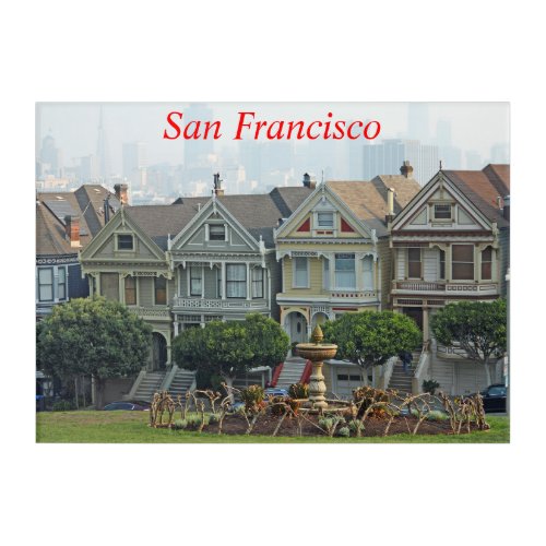 Painted Ladies San Francisco California Acrylic Print