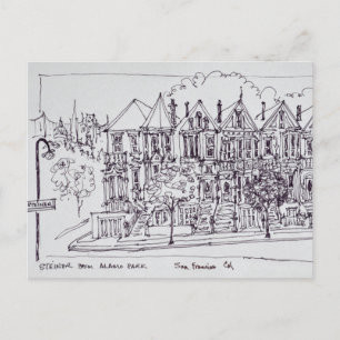 Painted Ladies San Francisco, California Postcard