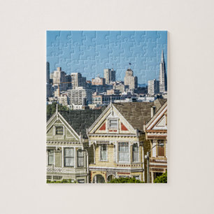 painted ladies san francisco jigsaw puzzle