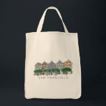 Painted Ladies San Francisco Wedding Tote Bag<br><div class="desc">Introducing our Painted Ladies San Francisco Wedding Can coolers, the perfect wedding favor to celebrate your special day in the heart of San Francisco. These can coolers feature an exquisite watercolor illustration of the iconic Painted Ladies, adding a touch of the city's charm to your wedding. With their elegant design...</div>
