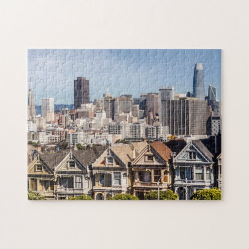 Painted Ladies Victorian Homes in San Francisco Jigsaw Puzzle