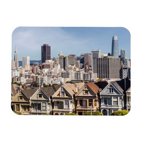 Painted Ladies Victorian Homes in San Francisco Magnet