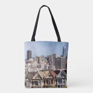 Painted Ladies Victorian Homes in San Francisco Tote Bag