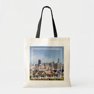 Painted Ladies Victorian Homes in San Francisco Tote Bag