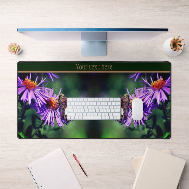 Painted Lady Butterfly On Flower Personalized    Desk Mat (Office 1)