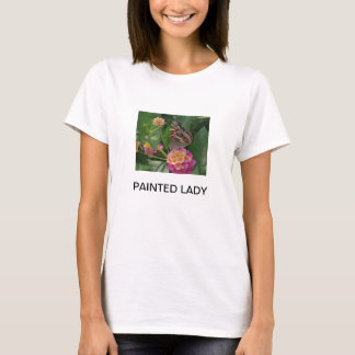 PAINTED LADY BUTTERFLY ON LANTANA FLOWERS T-Shirt