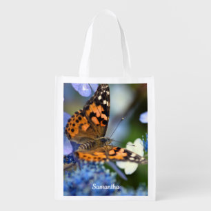 Painted Lady Butterfly Reusable shopping bag