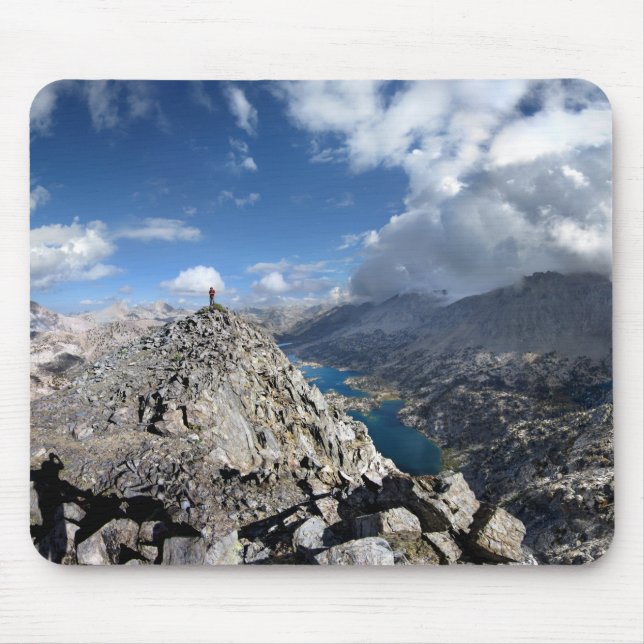 Painted Lady Over Rae Lakes - John Muir Trail Mouse Pad (Front)