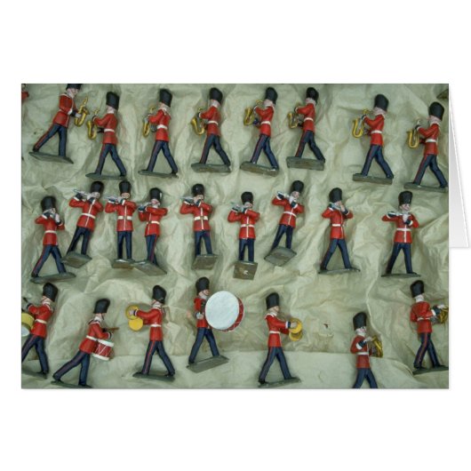 Painted lead soldiers cards (Front Horizontal)