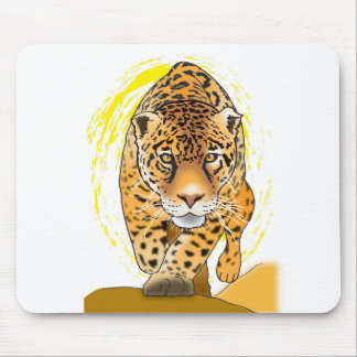 Painted Leopard or Jaguar Mouse Pad