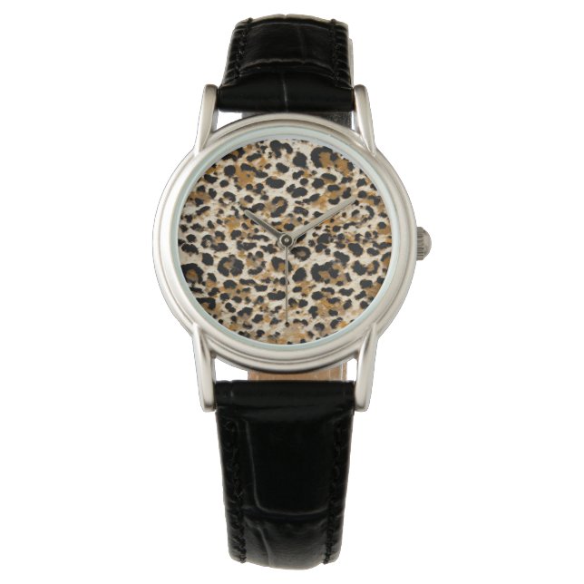 Painted Leopard Watch (Front)