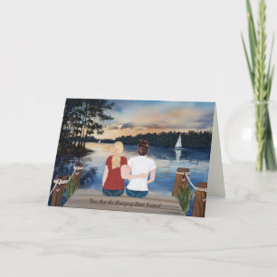 Painted Letters From Home, Best Friend In Bootcamp Card
