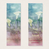Painted Lilies Bookmark (Front & Back)