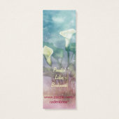 Painted Lilies Bookmark (Back)