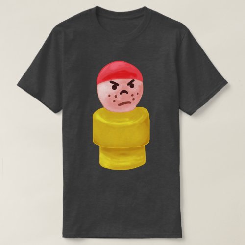 Painted Little Grumpy Boy T_Shirt