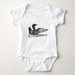 Painted Loon Baby Bodysuit