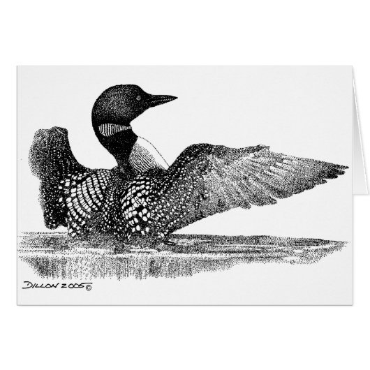 Painted Loon Cards (Front Horizontal)