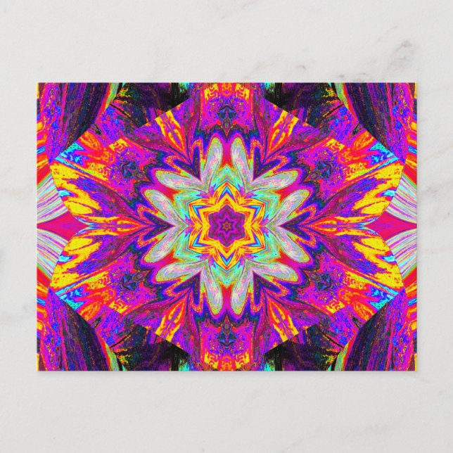 PAINTED LOTUS 30 POSTCARD (Front)