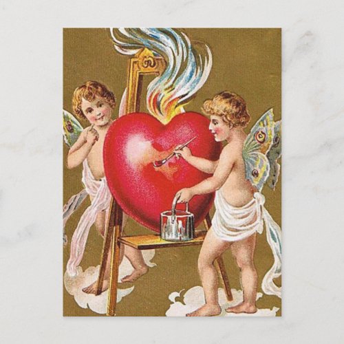 Painted Love Postcard