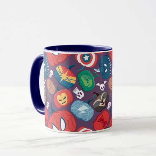 Painted Marvel Jack_o_Lanterns Mug