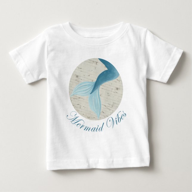 Painted Mermaid Collection Baby T-Shirt (Front)