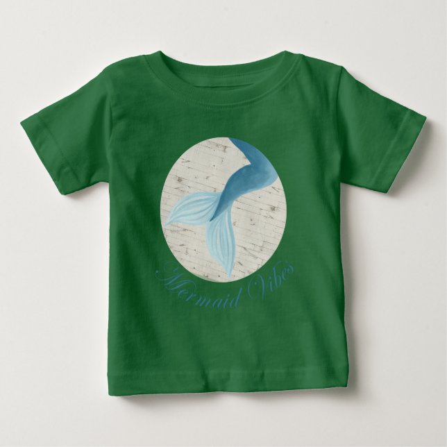 Painted Mermaid Collection Baby T-Shirt (Front)