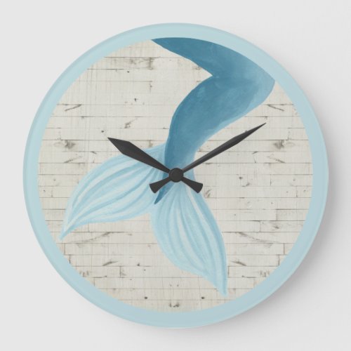 Painted Mermaid Collection Large Clock
