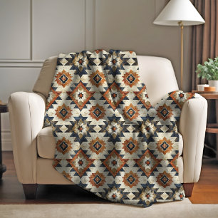 Painted Mesa Aztec Fleece Blanket