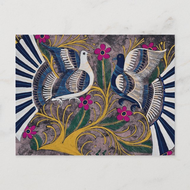 Painted Mexican design, Cuernavaca, Mexico Postcard (Front)