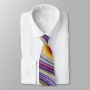 ~ PAINTED OIL ~ Fractal Design ~ Original ~ Neck Tie