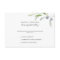 Painted Olive and leaves branch Wedding RSVP
