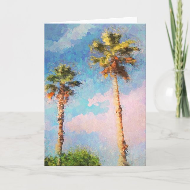 Painted Palms Card (Front)