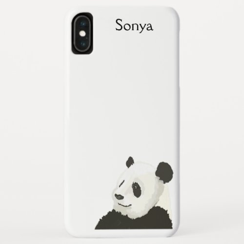 Painted Panda iPhone Case