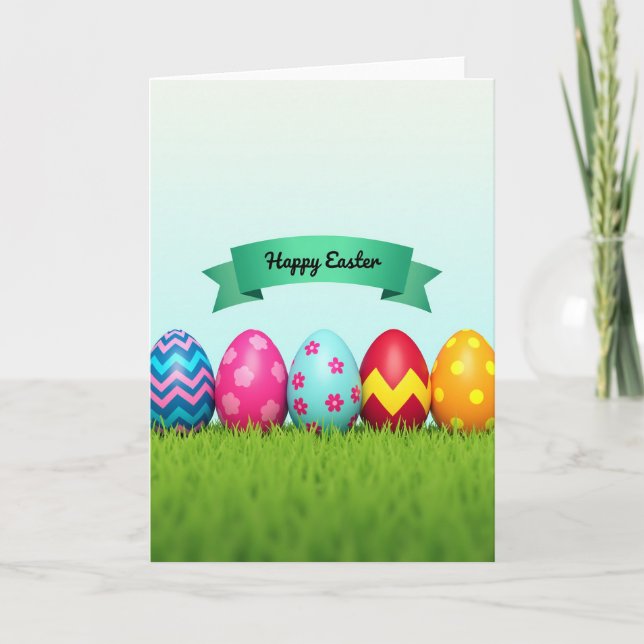 Painted Pattern Celebration Card (Front)