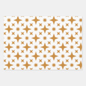 Painted Patterns Festive Holiday and Jewish Stars Wrapping Paper Sheets (Front 2)