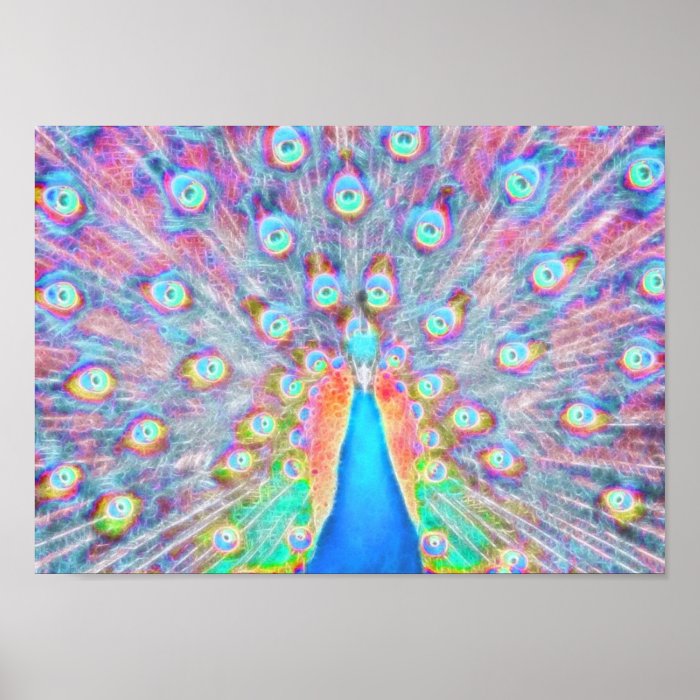 *Painted Peacock* Spirit Poster Print