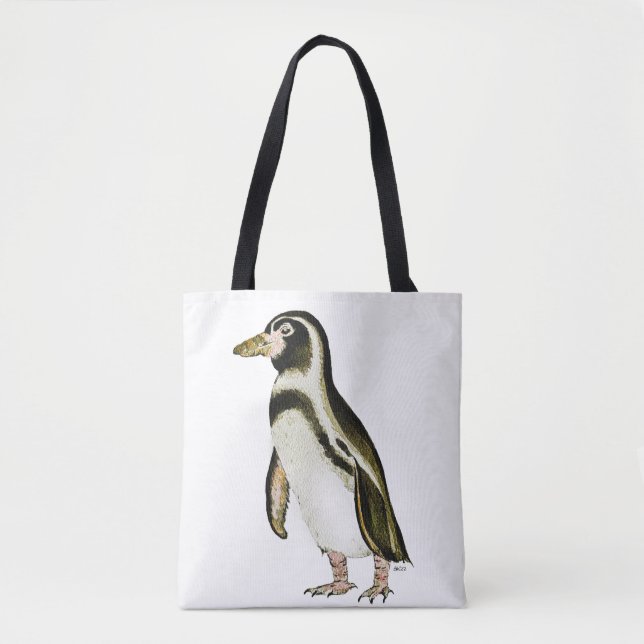 Painted Penguin Tote bag  (Front)